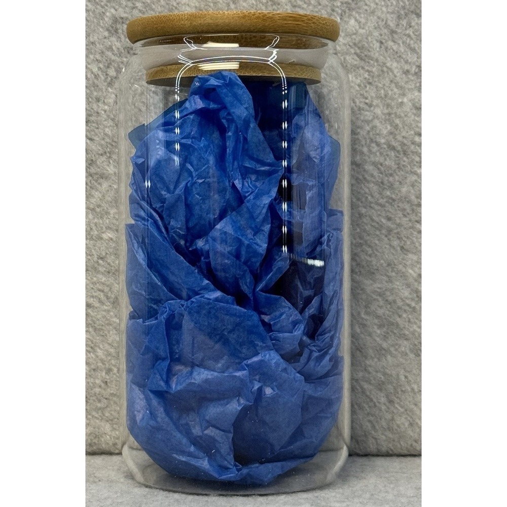 Gifts for Teacher Glass Cup Tumbler Straw Bamboo Lid Teachersaurus Can Glass - Picture 6 of 7